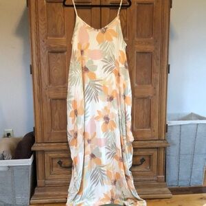 NWOT Floral Maxi Dress XL
